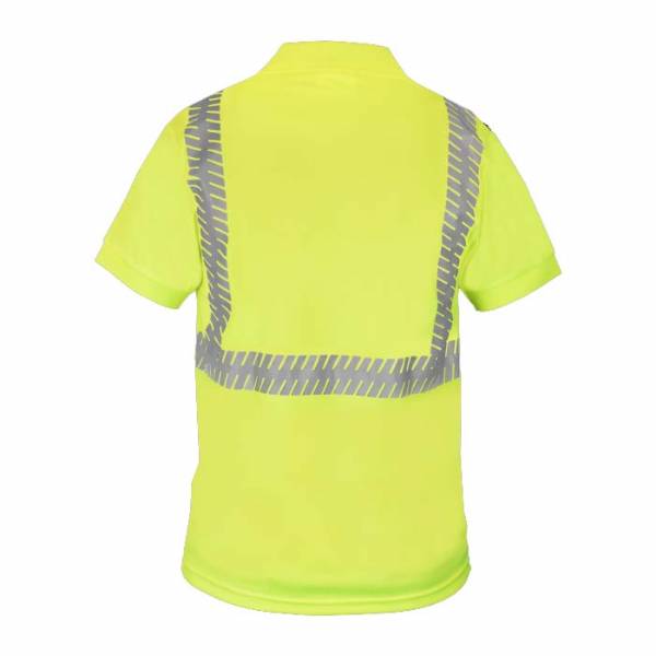 Class 2 Lime Short Sleeve Collared Polo Shirt #2